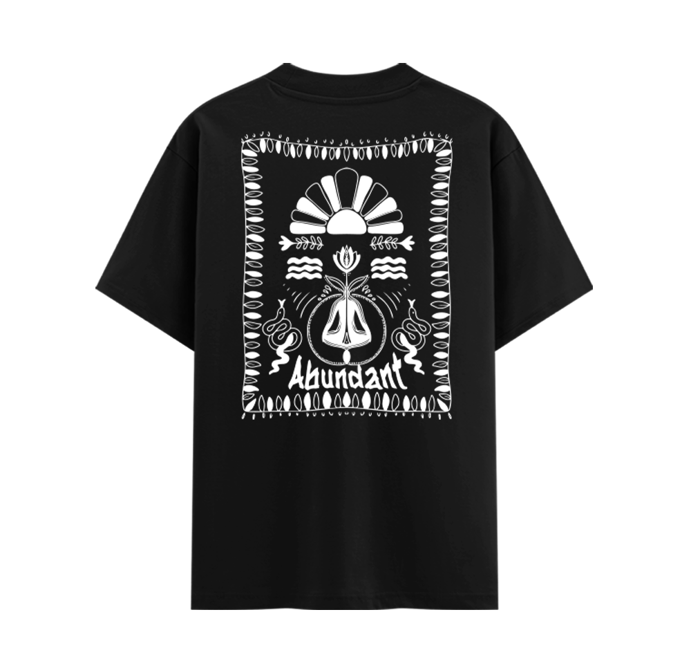 Abundant Unisex Cotton Graphic T-Shirt Back
