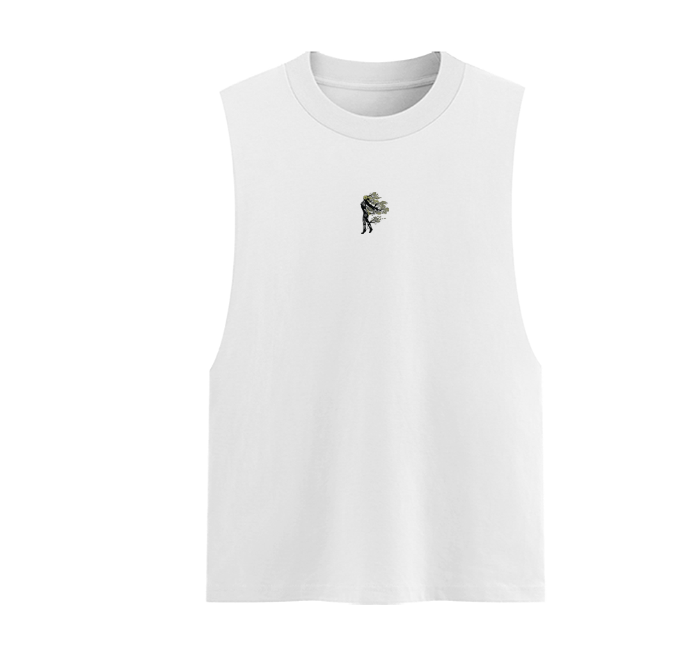 Feel the Nature Unisex Cotton Graphic Tank Top Front