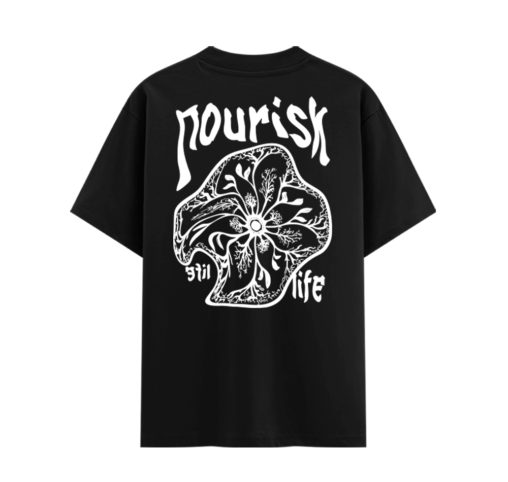 Flourish Unisex Cotton Graphic T-Shirt Back