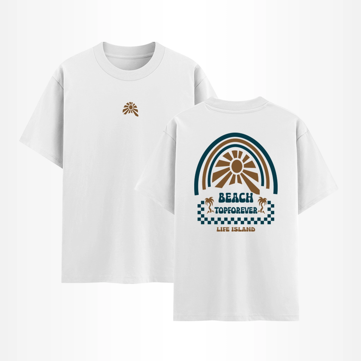 Beach Life Unisex Cotton Graphic T-Shirt