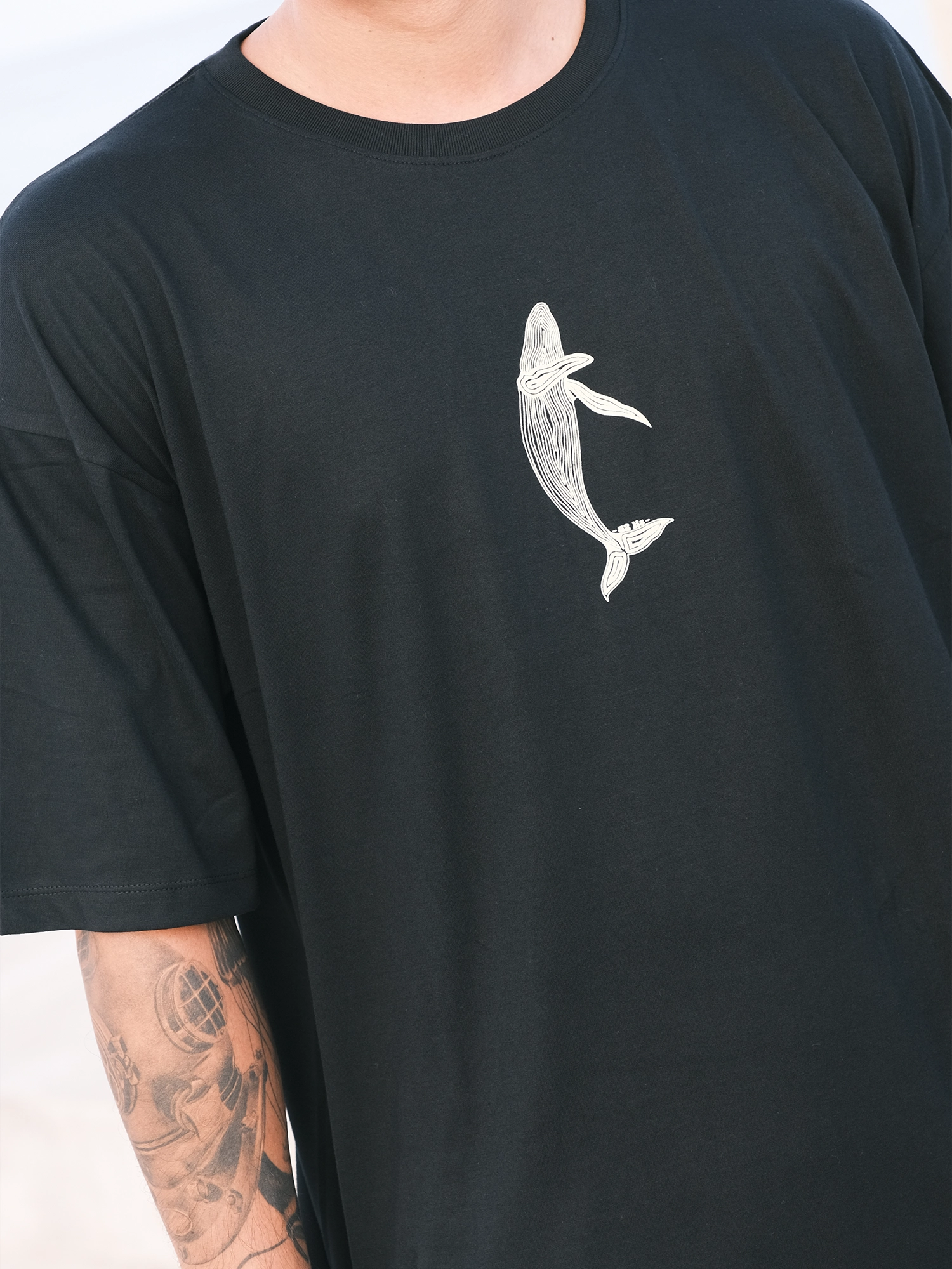 Under Ocean Unisex Cotton Graphic T-Shirt - Image 6