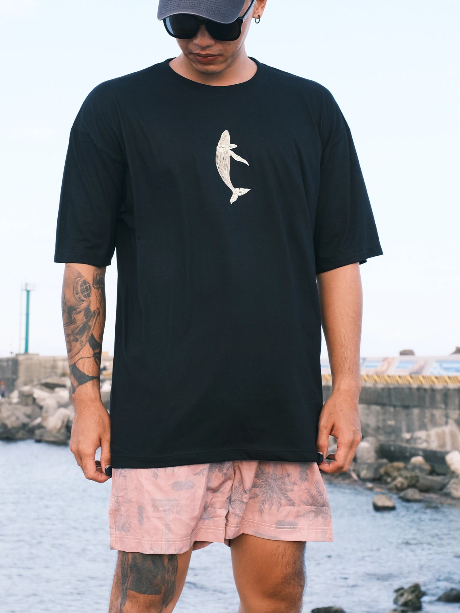 Under Ocean Unisex Cotton Graphic T-Shirt - Image 4