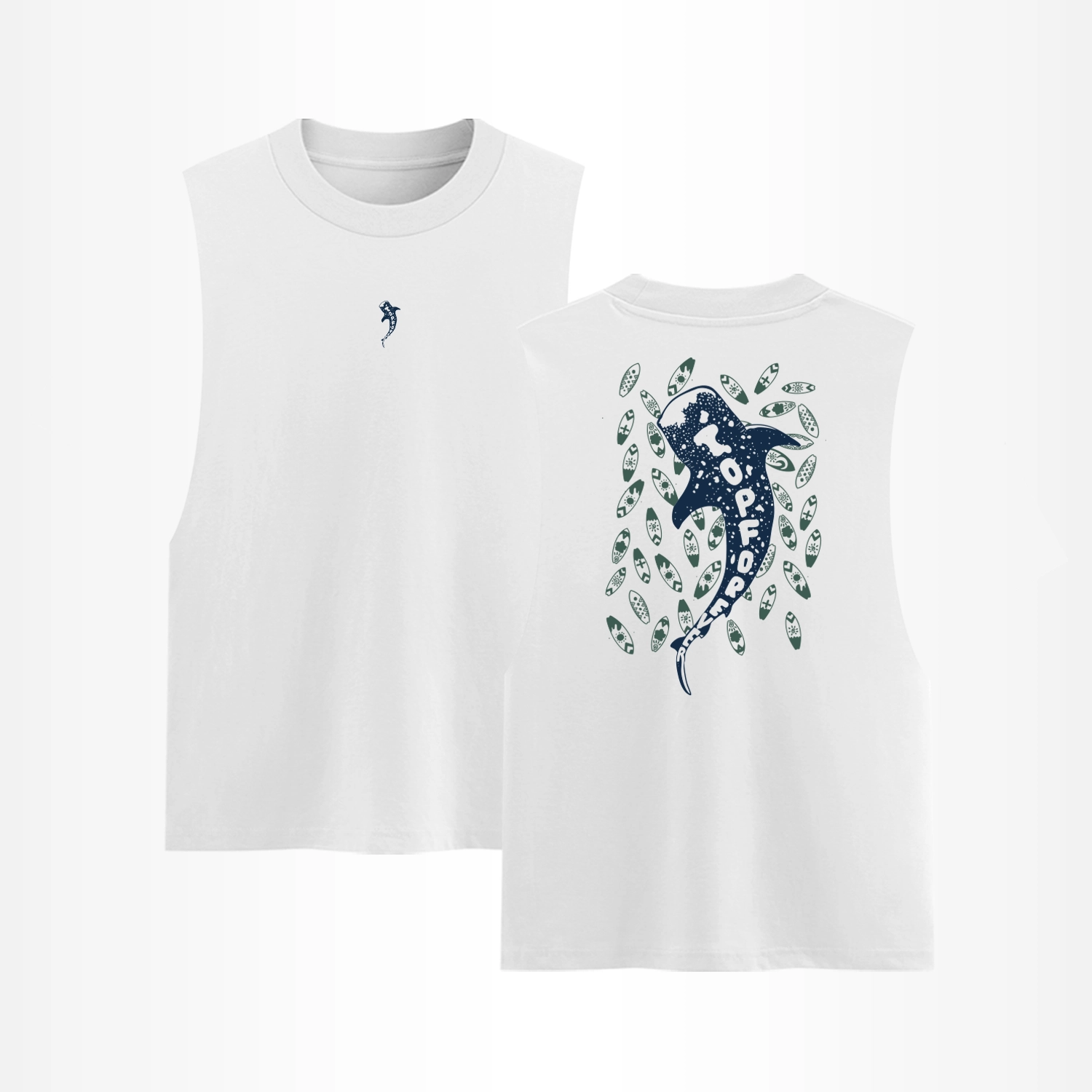Ocean Ray Unisex Cotton Graphic Tank Top