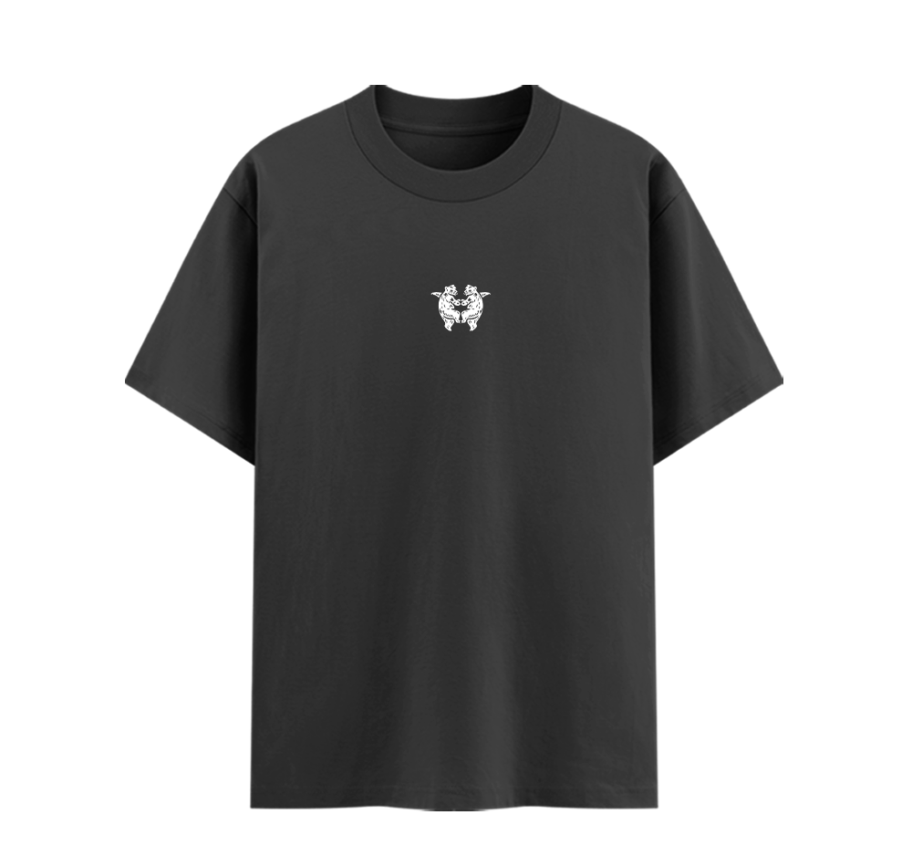 Forest Peace Unisex Acid Wash Graphic T-Shirt Front