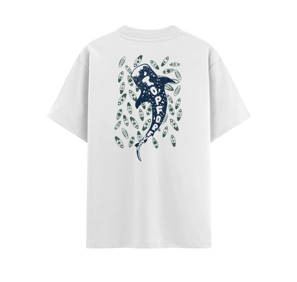 Ocean Ray Unisex Acid Wash Graphic TShirt Back