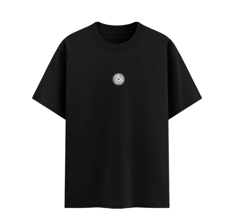 Sun Circle Unisex Cotton Graphic T-Shirt Front