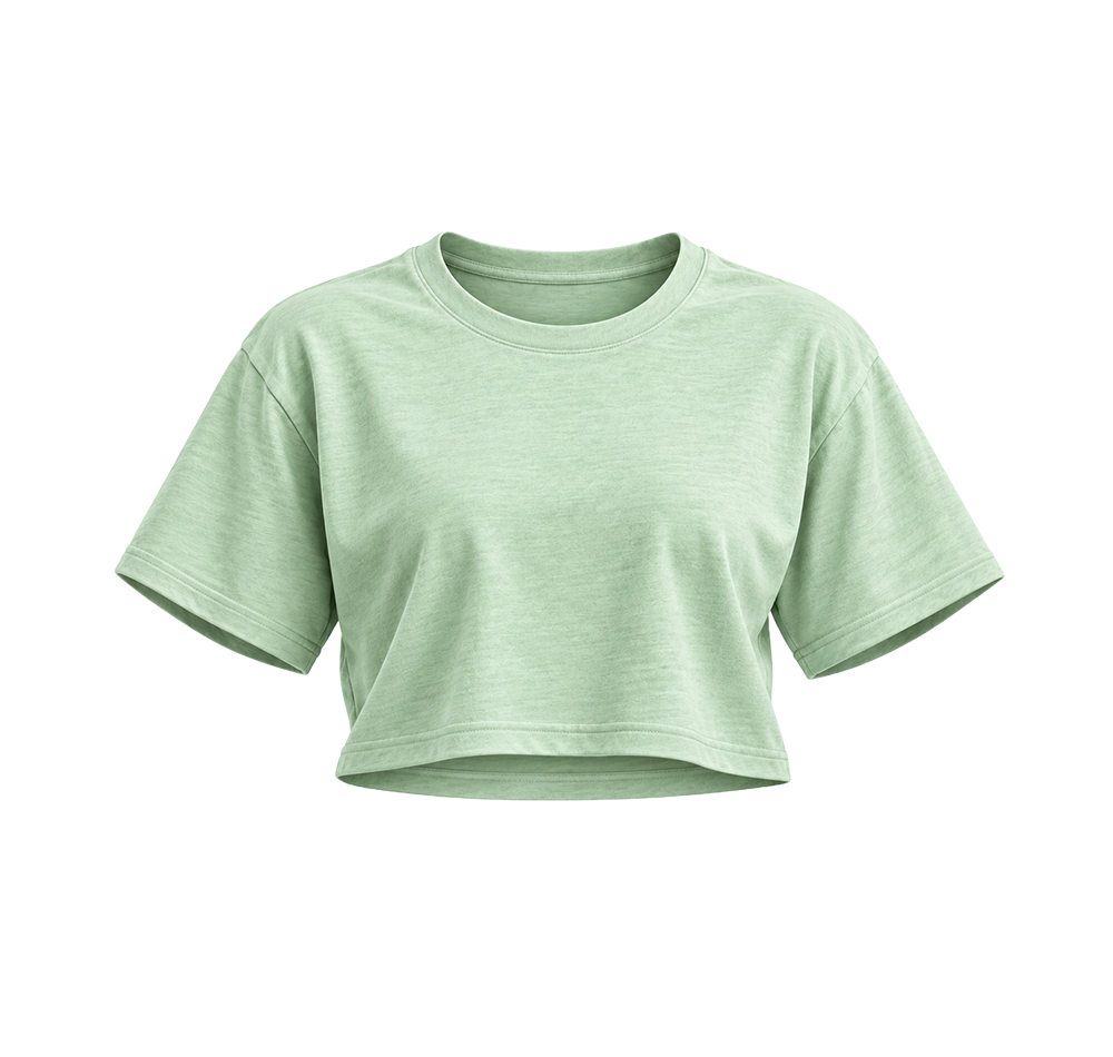 crop top slab women front