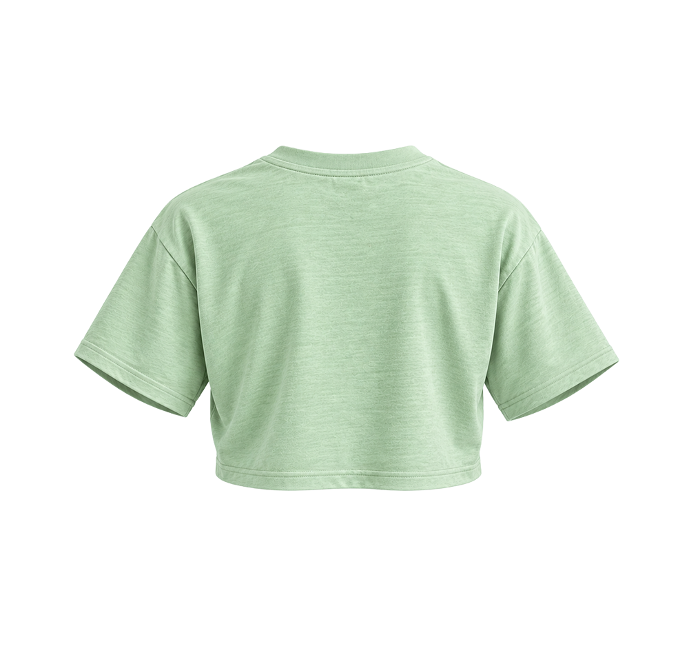 crop top slab women back